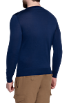 Cashmere and silk jumper blue for men Cesare di Napoli - 70% cashmere, 30% silk. Country of origin: Italy. Care: specialized cleaning - photo 4