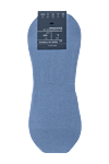 Short blue socks made of cotton with added polyamide Bresciani - Decoration: brand logo. 90% cotton, 10% polyamide. . . Country of origin: Italy. Care: Specialized cleaning - photo 2