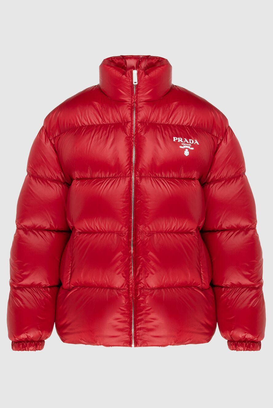 Prada red nylon down jacket for women 171063 — Buy in Almaty