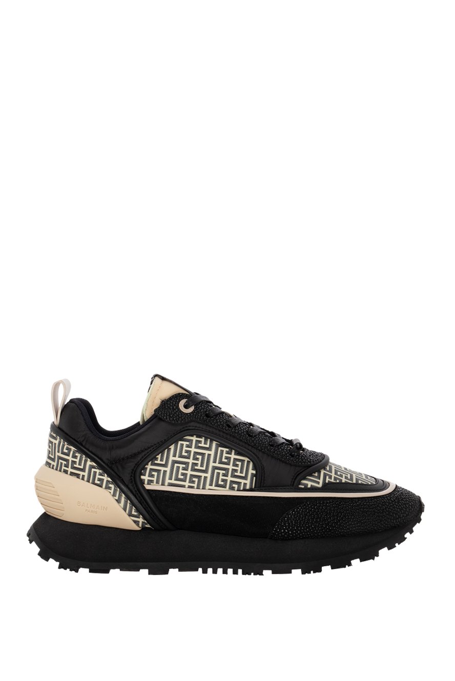 Balmain sneakers with geometric print and chunky sole 174883 — Buy