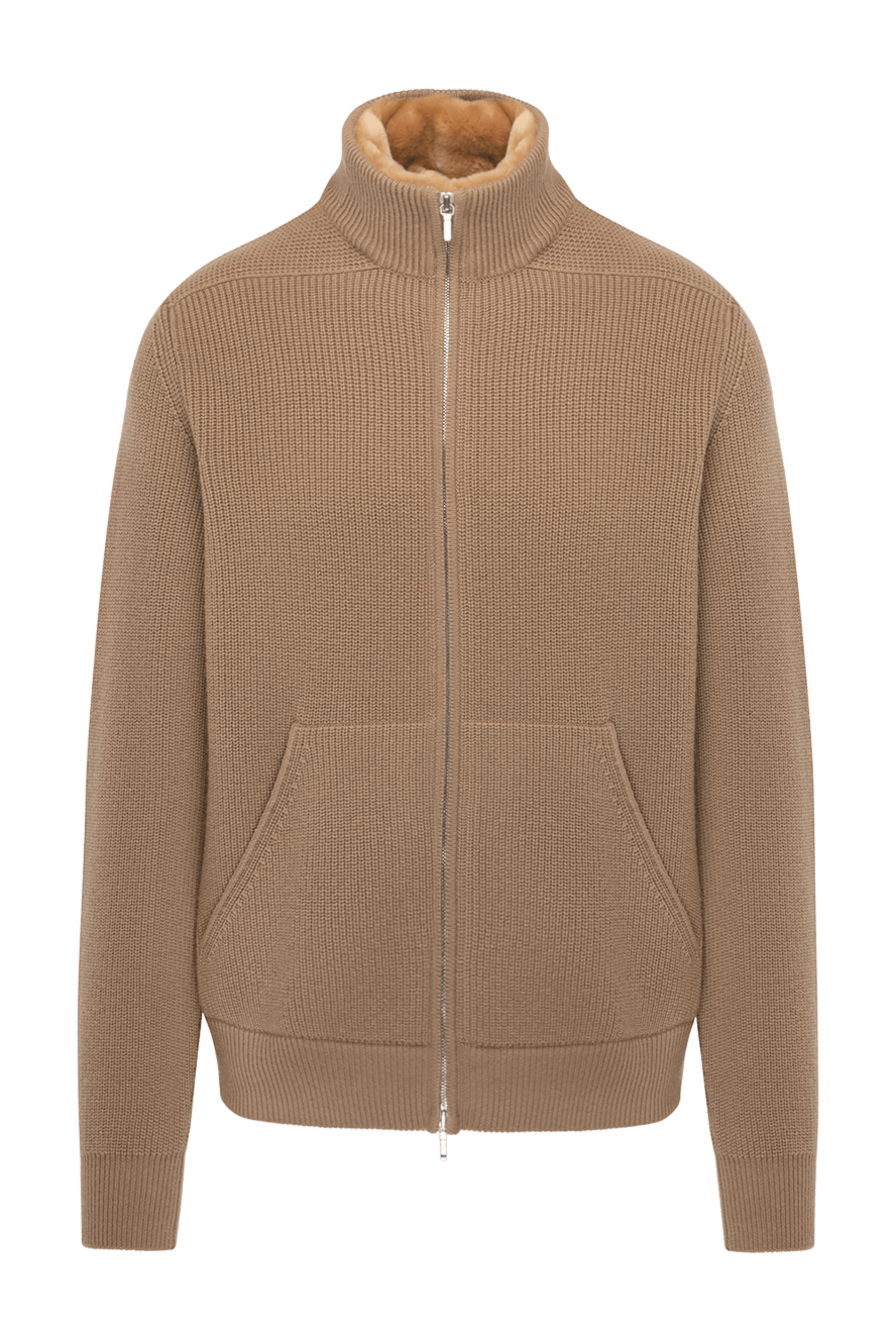 Loro Piana beige cashmere cardigan for men 179277 — Buy in Almaty