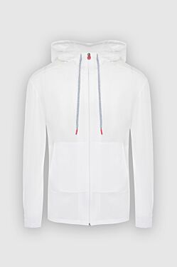 White cotton sports jacket for men