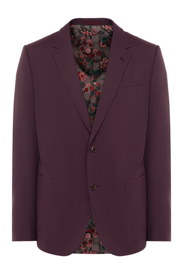 Gucci jacket made of cotton and elastane purple for men 119326 - photo 1