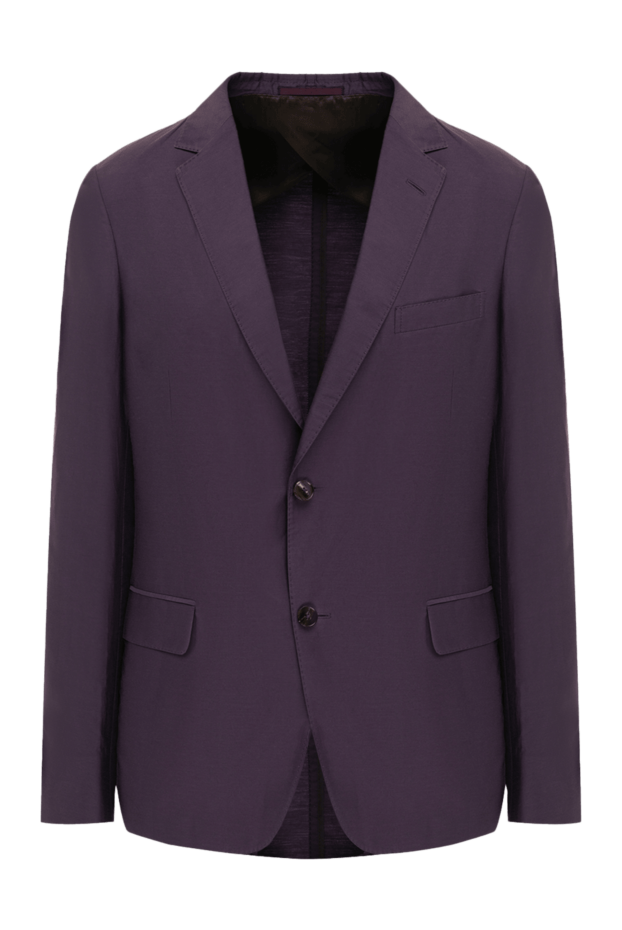 Gucci purple cotton and silk jacket for men 119386 - photo 1