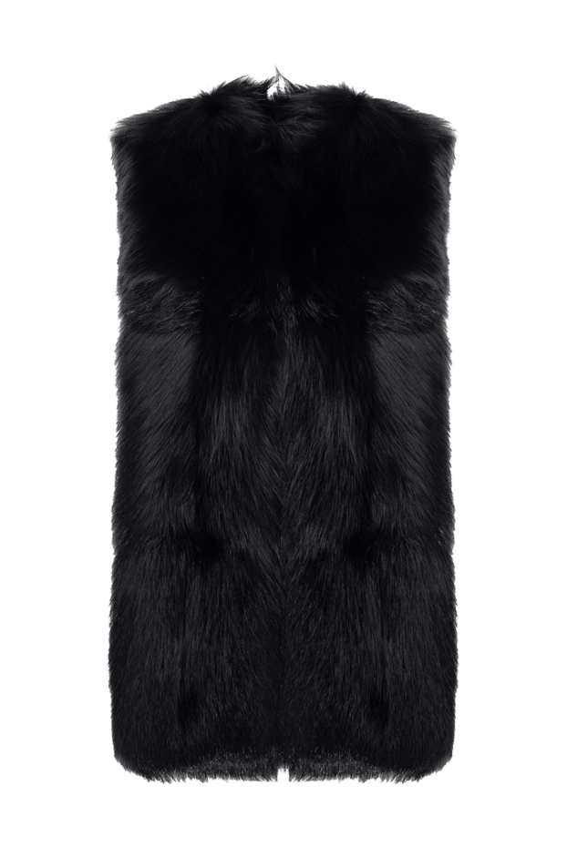 Dolce & Gabbana black women's vest made of natural fox fur 130588 - photo 1