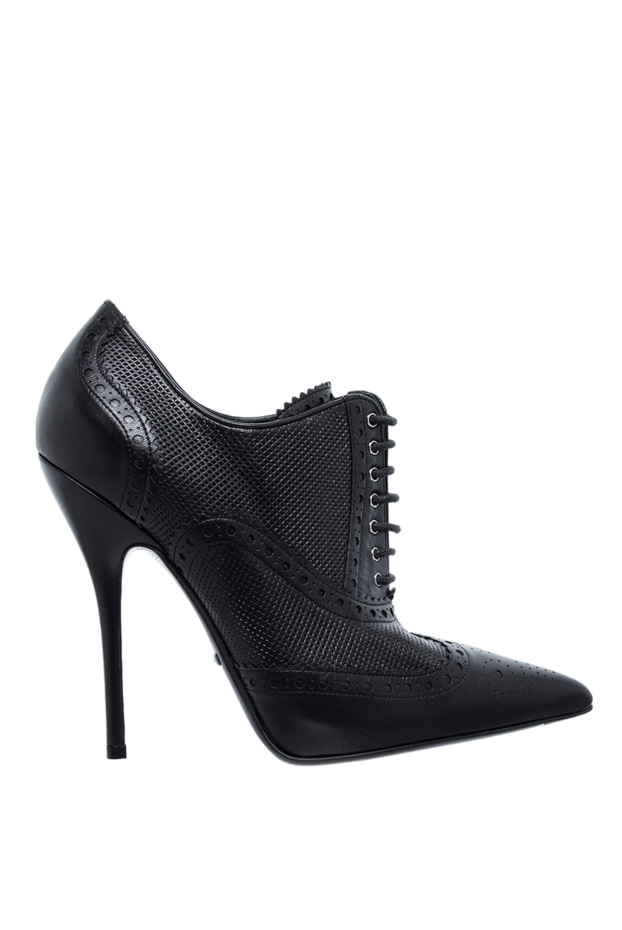 Gucci women's black leather boots with stiletto heels 131856 - photo 1