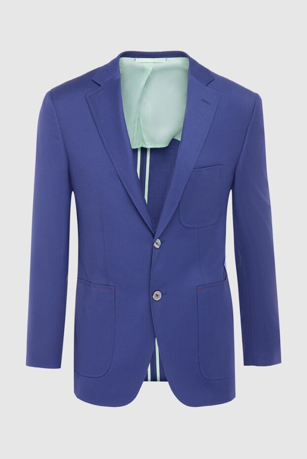 Ravazzolo single-breasted jacket, bright blue wool, with two buttons
135234 - photo 1