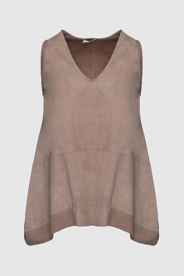 Brunello Cucinelli әйелдерге арналған қоңыр күдері үсті 136199 - фото 1