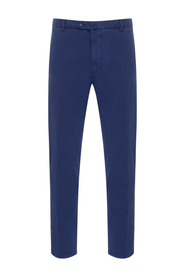 Lubiam man blue cotton trousers for men 136990 - photo 1