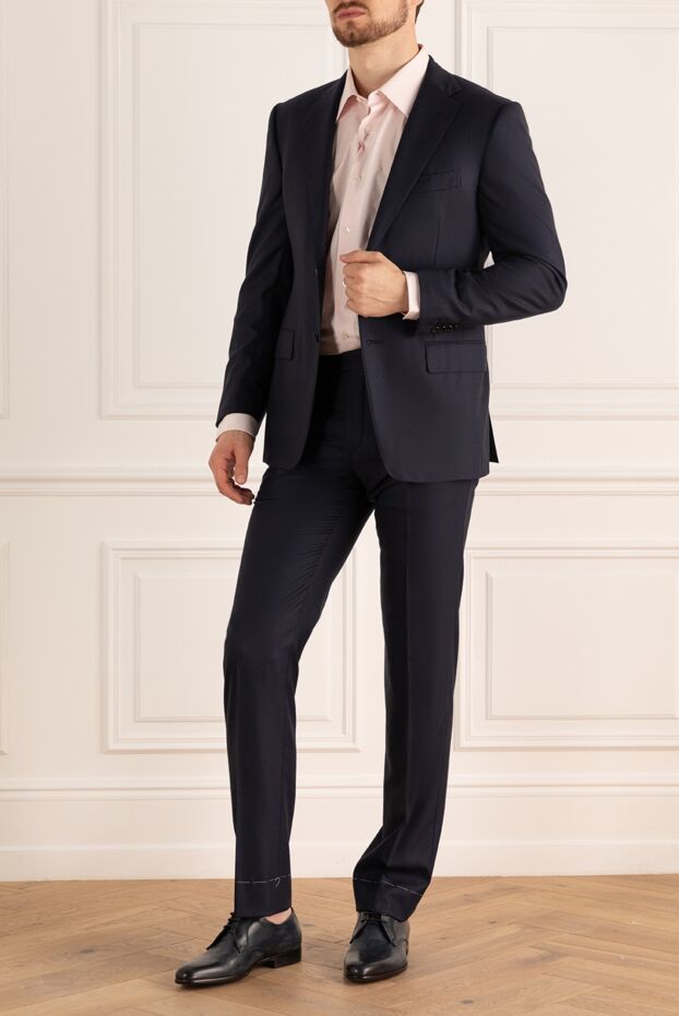 Corneliani классикалық қара жүн костюм, ерлерге арналған 137504 - фото 3