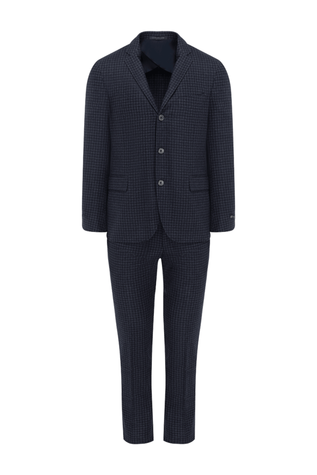 Corneliani men’s wool black checkered suit 137909 - photo 1