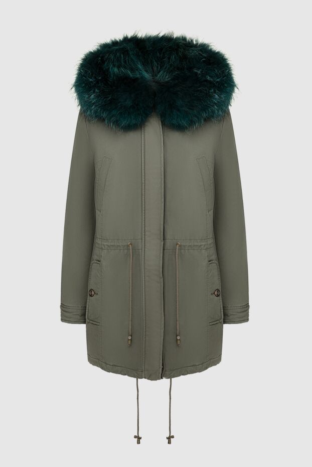 Alessandra Chamonix women's cotton parka with voluminous emerald fur
138249 - photo 1