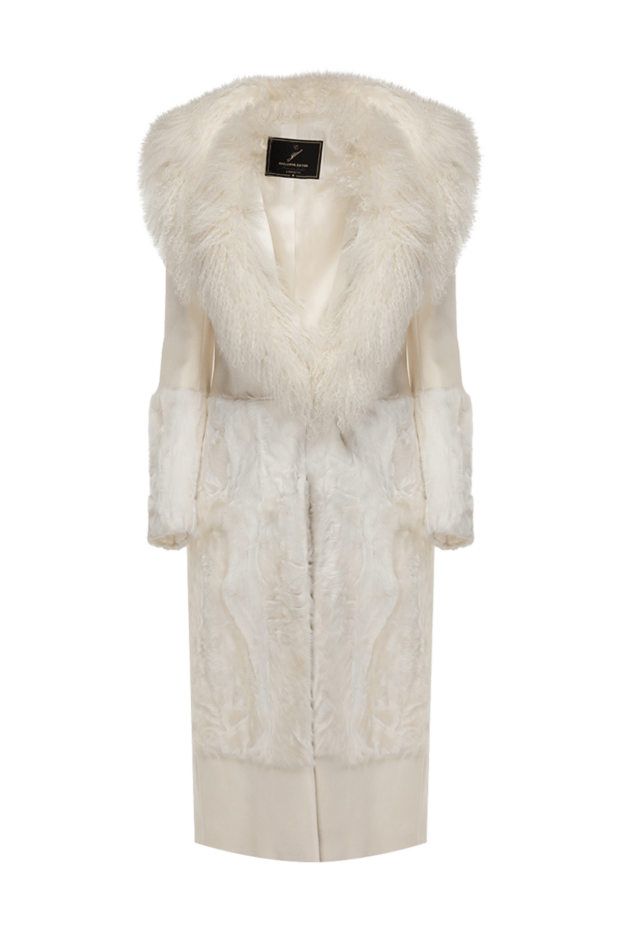 Montecore women's wool coat with fur trim on the collar and fronts 138390 - photo 1