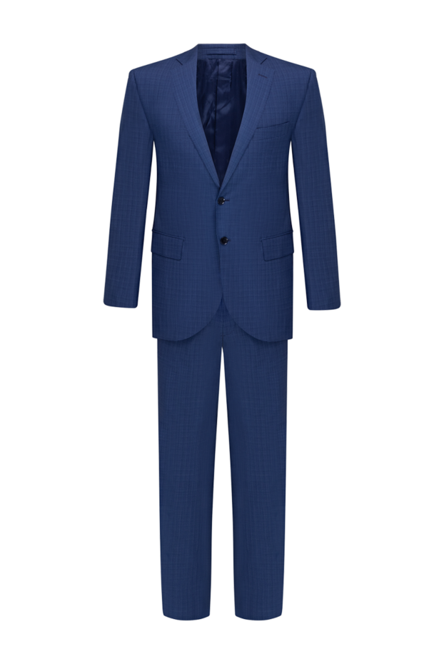 Lubiam men's suit made of wool blue 138535 - photo 1