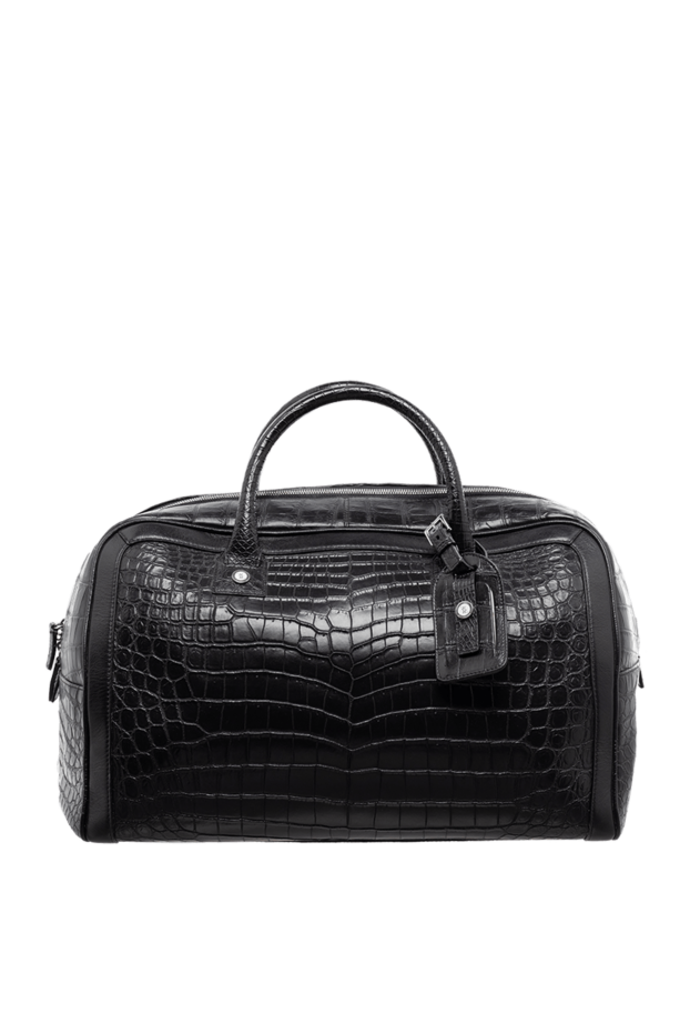 Billionaire alligator leather travel bag black men's 138698 - photo 1