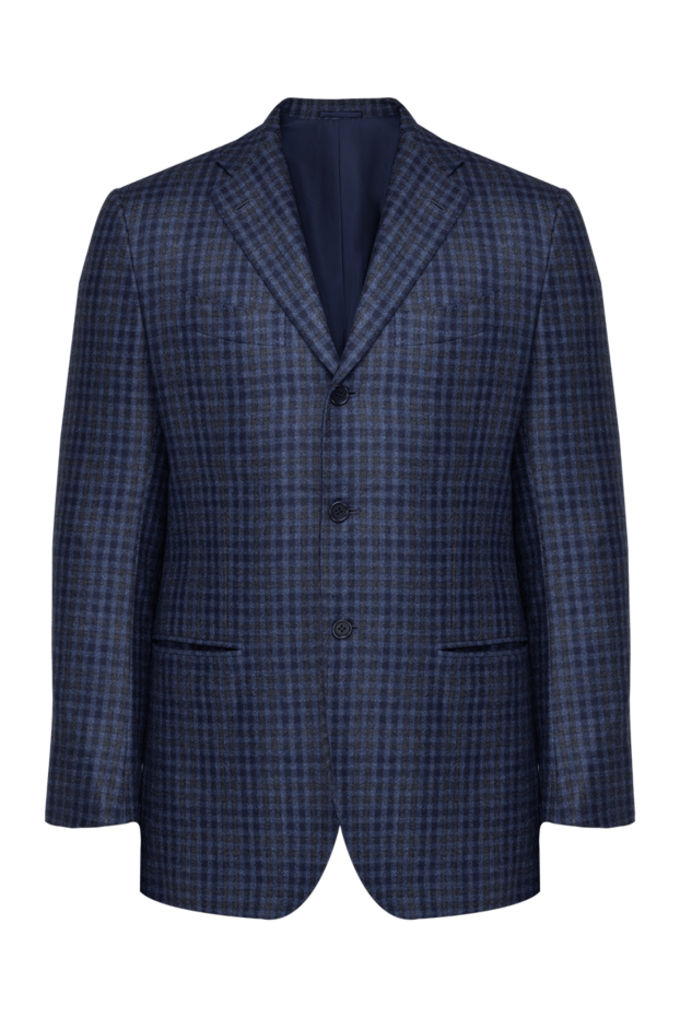 Kiton blue cashmere jacket for men 140148 - photo 1