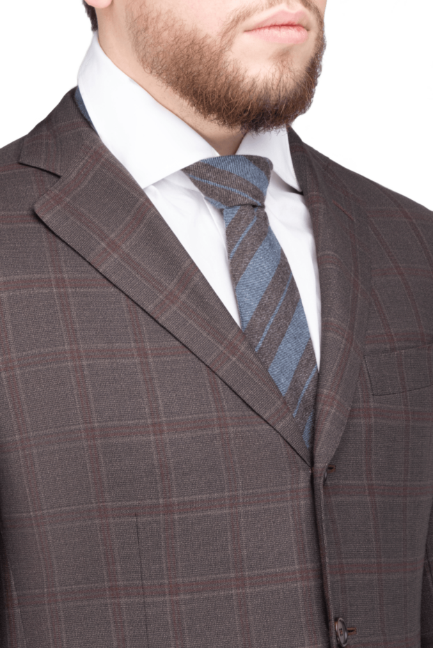 Kiton cashmere tie gray for men 140337 - photo 2