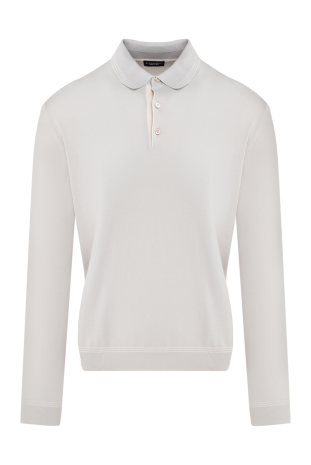 Stefano Ricci long-sleeve polo shirt in silk and cashmere in a milky shade
140382 - photo 1