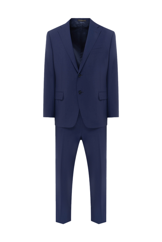 Corneliani men’s deep blue classic wool suit 140623 - photo 1