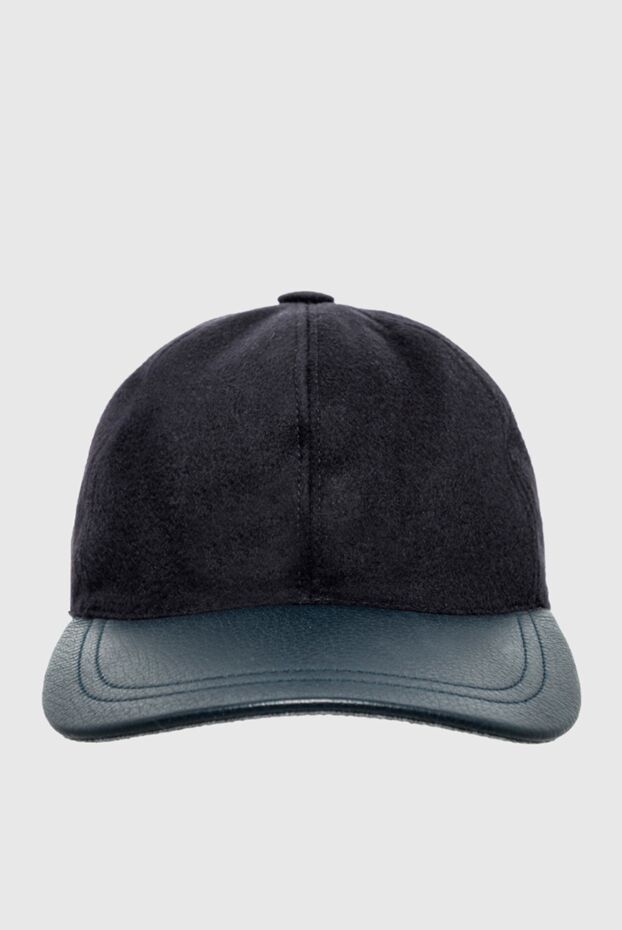 Cesare di Napoli black wool and cashmere cap for men 140793 - photo 1