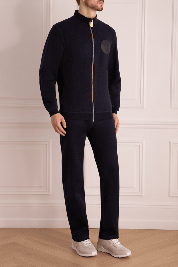 Billionaire sports suit for men made of cotton and elastane blue 141507 - photo 3