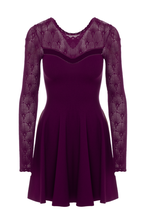 Emanuel Ungaro pink viscose and polyester dress for women 141549 - photo 1