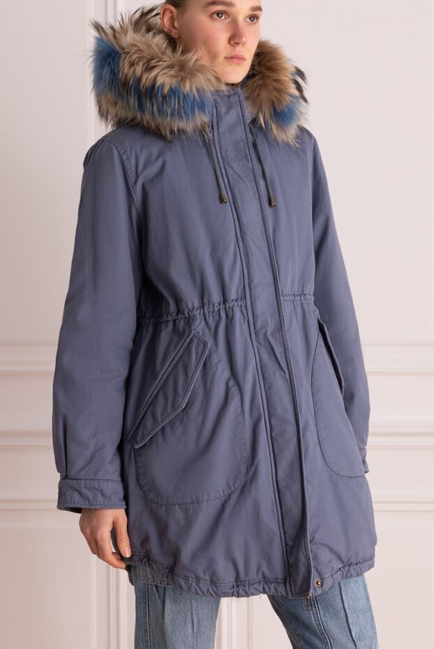 Alessandra Chamonix cotton parka with a voluminous hood and fur trim
 142056 - photo 3