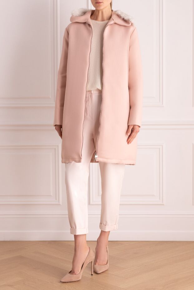Giambattista Valli women's pink down jacket made of polyester 142243 - photo 2