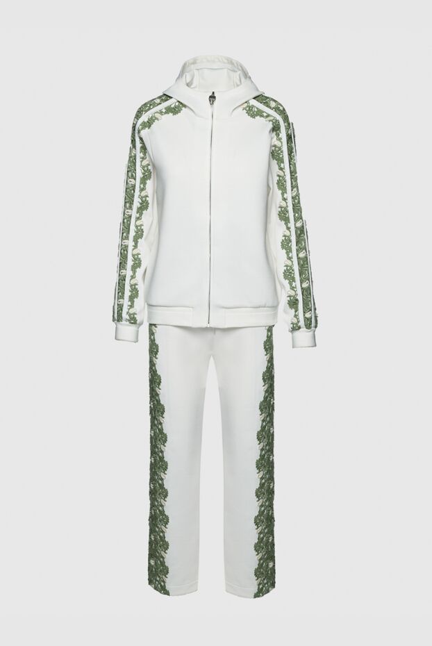 Giambattista Valli women's white viscose and acetate walking suit with lace 142245 - photo 1