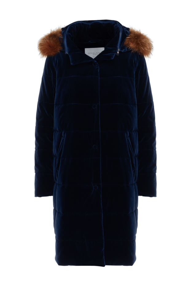 Lost in Me down jacket made of cotton and elastane blue for women 142447 - photo 1