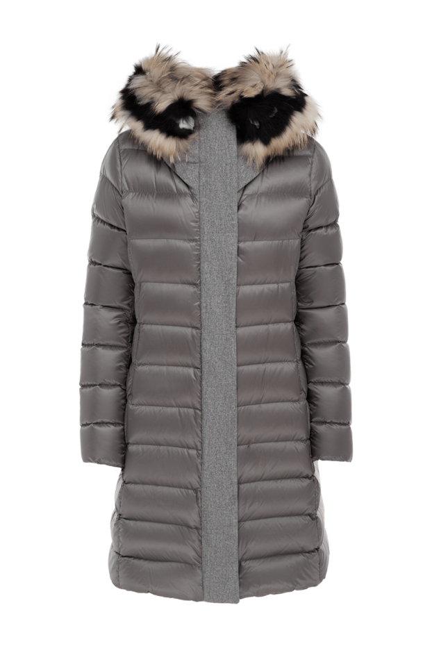 Montecore women's long brown down jacket with natural fur
142878 - photo 1
