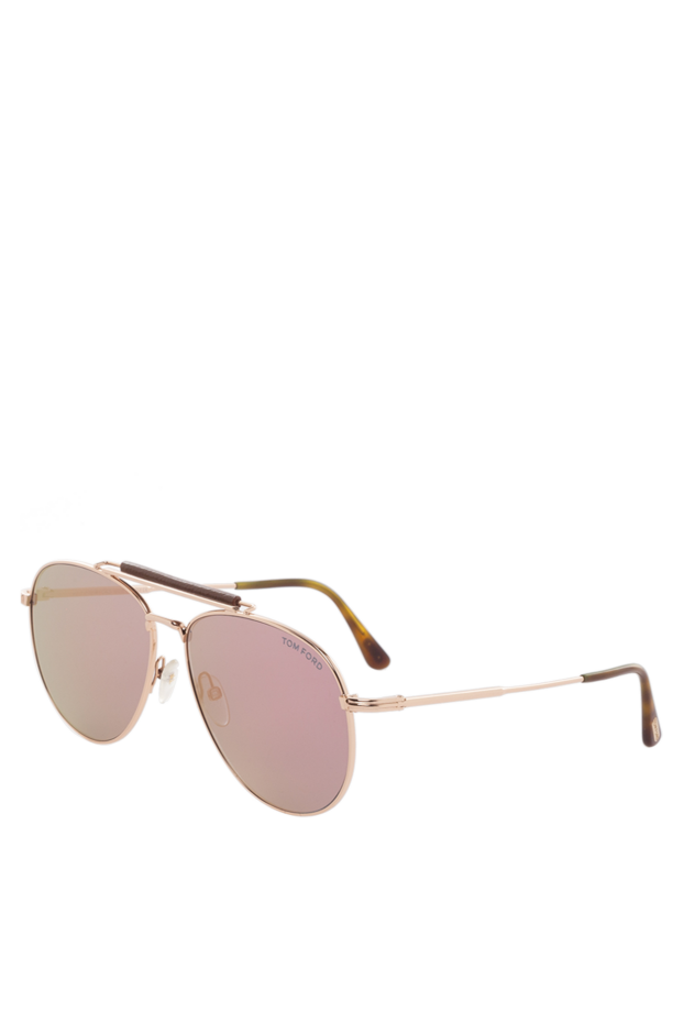 Tom Ford солнцезащитные очки авиаторы с зеркальным розовым эффектом
 143147 - фото 3