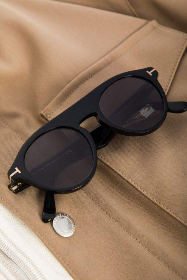 Tom Ford очки в винтажном стиле с толстой рамкой и круглыми формами
 143151 - фото 2