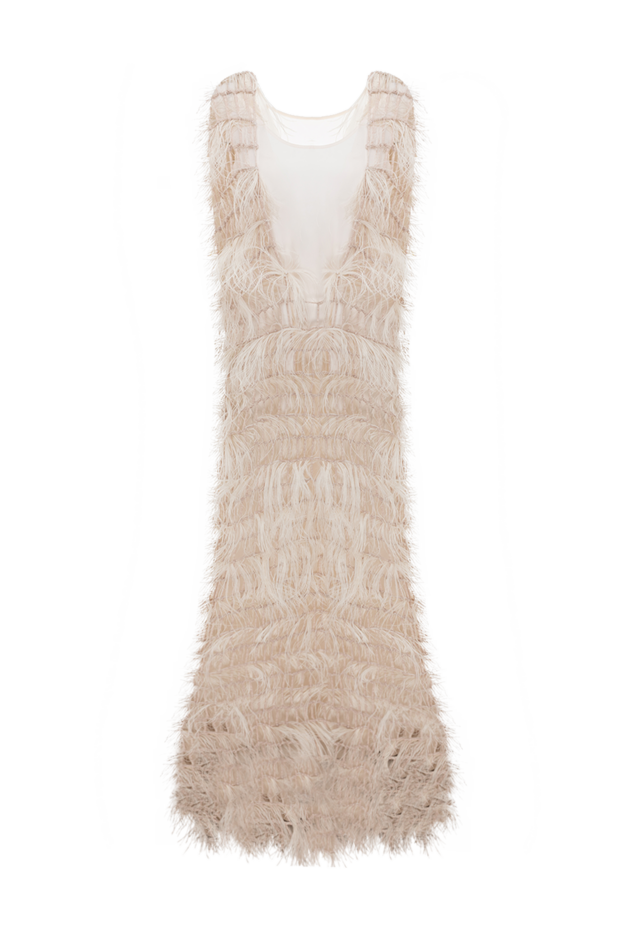 Brunello Cucinelli sleeveless dress with textured feather embellishment
143423 - photo 1