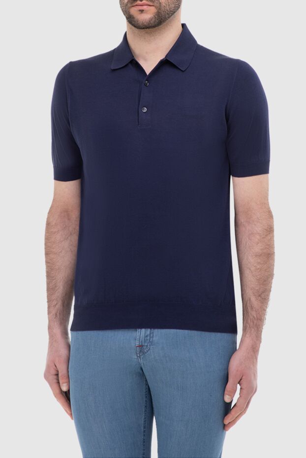 Malo cotton polo shirt purple for men 144184 - photo 2