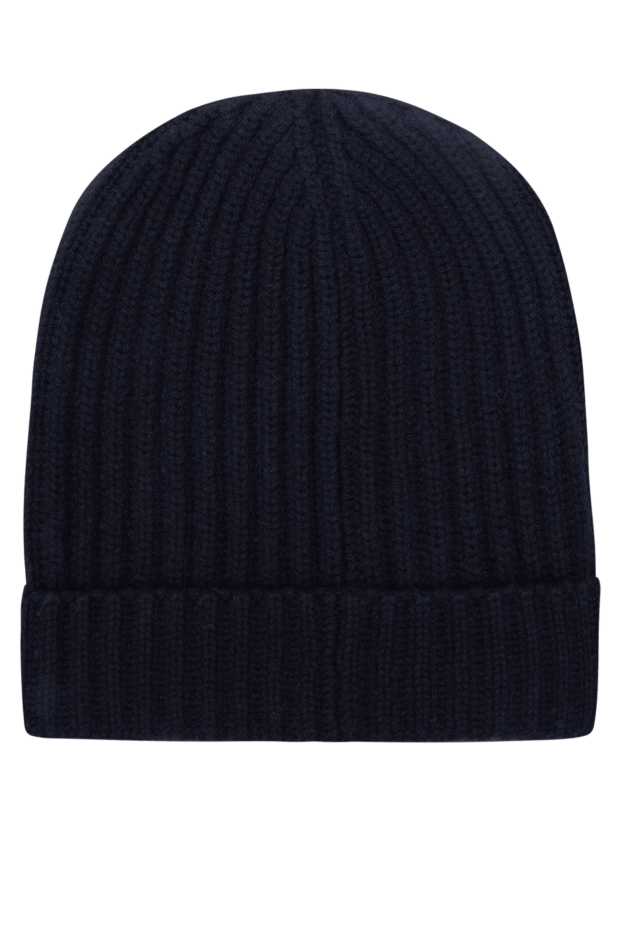 Malo knitted cashmere beanie hat in black 144215 - photo 3