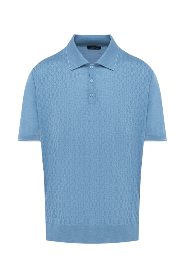 Cesare di Napoli blue jersey polo with embossed trim
144486 - photo 1