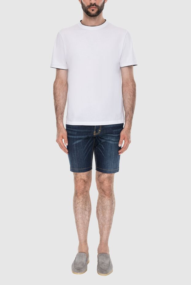 Dsquared2 denim shorts with branded patch on the waistband
 144626 - photo 2