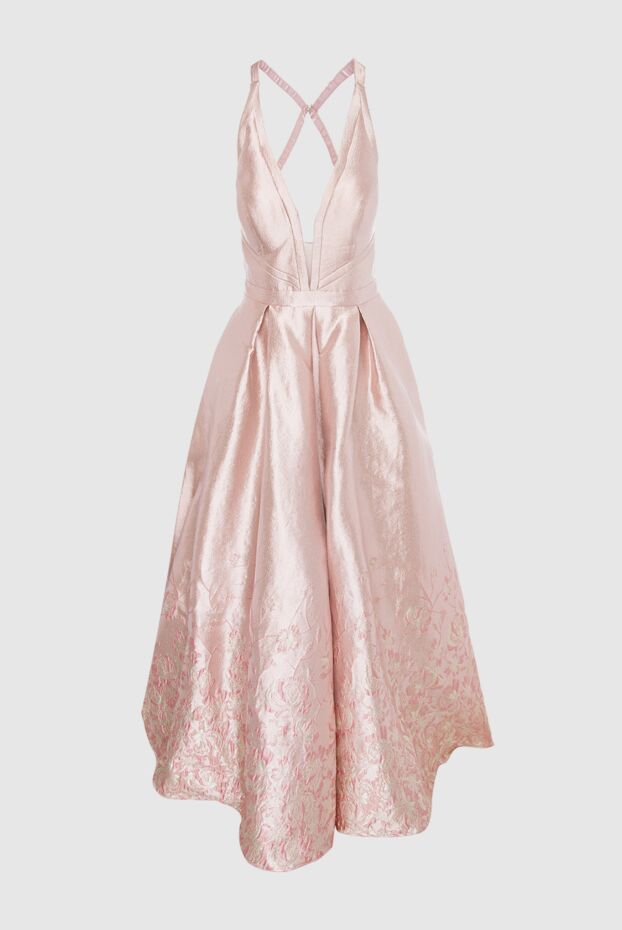 Pink dress with a textured pattern women's - photo 1