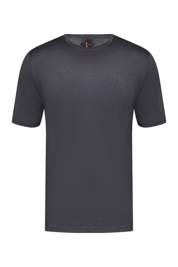 Billionaire gray cotton t-shirt for men 145501 - photo 1