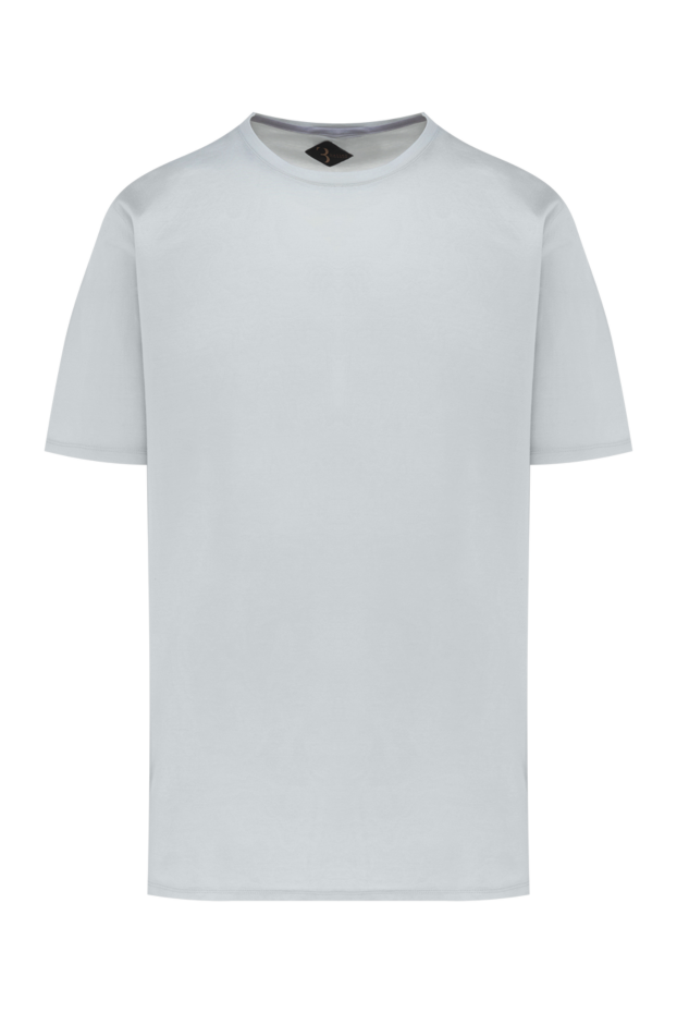 Billionaire t-shirt with fine embroidery on the chest in a light gray shade
145502 - photo 1