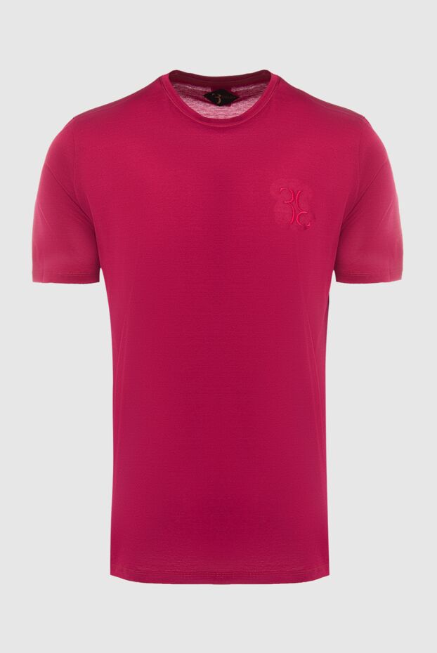 Billionaire t-shirt in rich raspberry color with minimalist embroidery
145508 - photo 1
