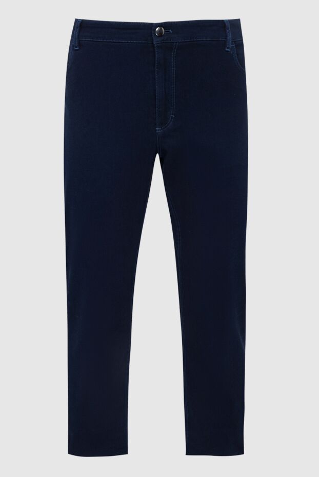 Zilli dark blue men's jeans with embroidery on the back pocket
145637 - photo 1