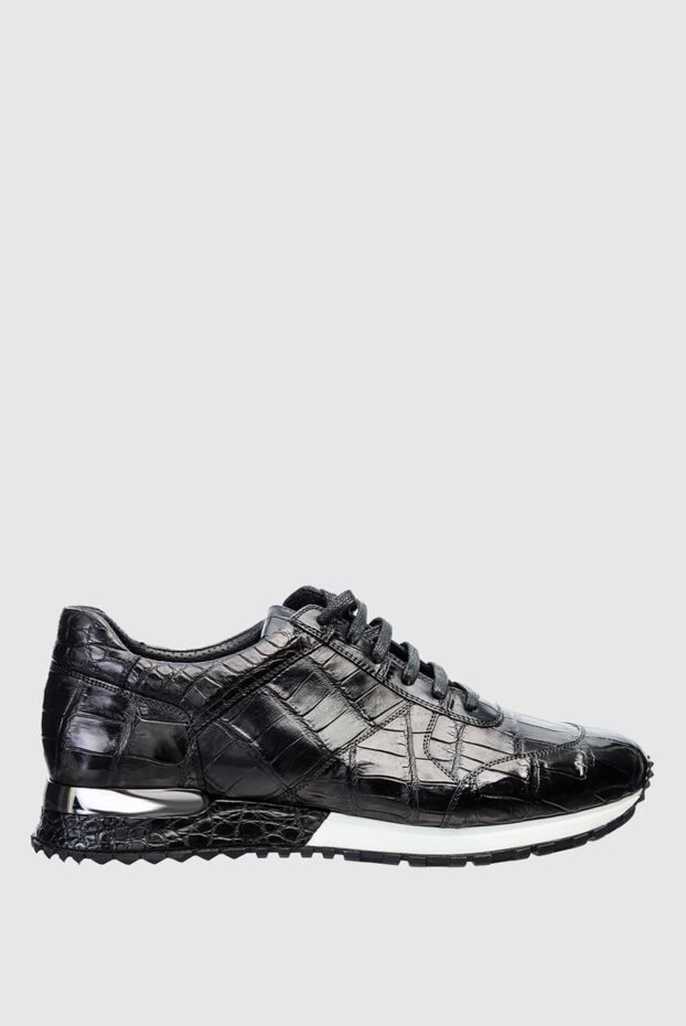 Cesare di Napoli crocodile leather sneakers black on sports sole
146536 - photo 1