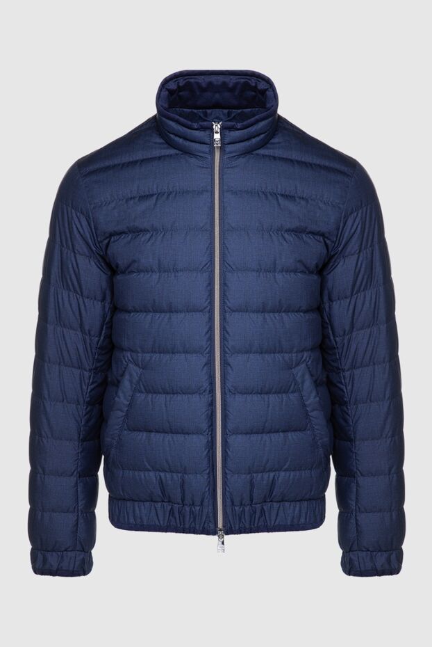 Corneliani сыдырмалы және көлденең тігісі бар ультра ашық көк мамық күрте
146655 - фото 1