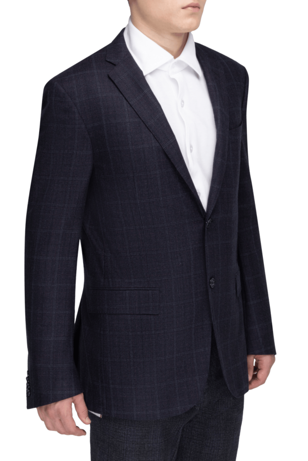 Corneliani gray wool jacket for men 146657 - photo 3