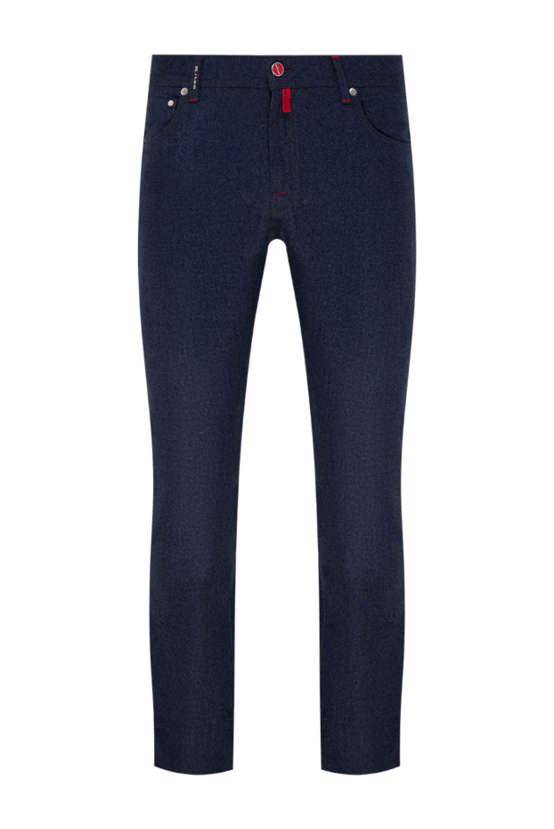 Kiton dark blue jeans with signature red loop
146679 - photo 1