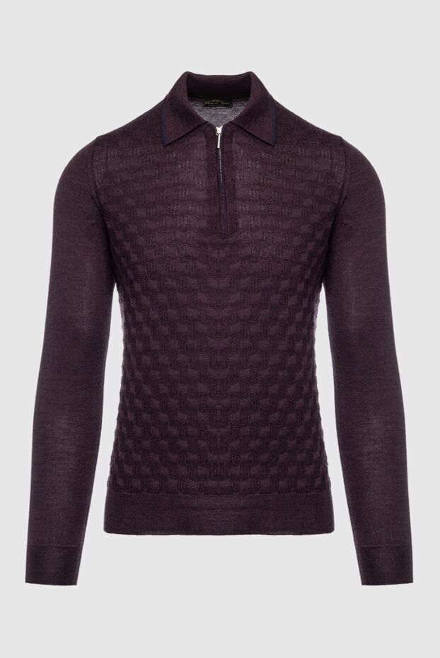 Cesare di Napoli long-sleeved cashmere and silk polo shirt with zip
147209 - photo 1