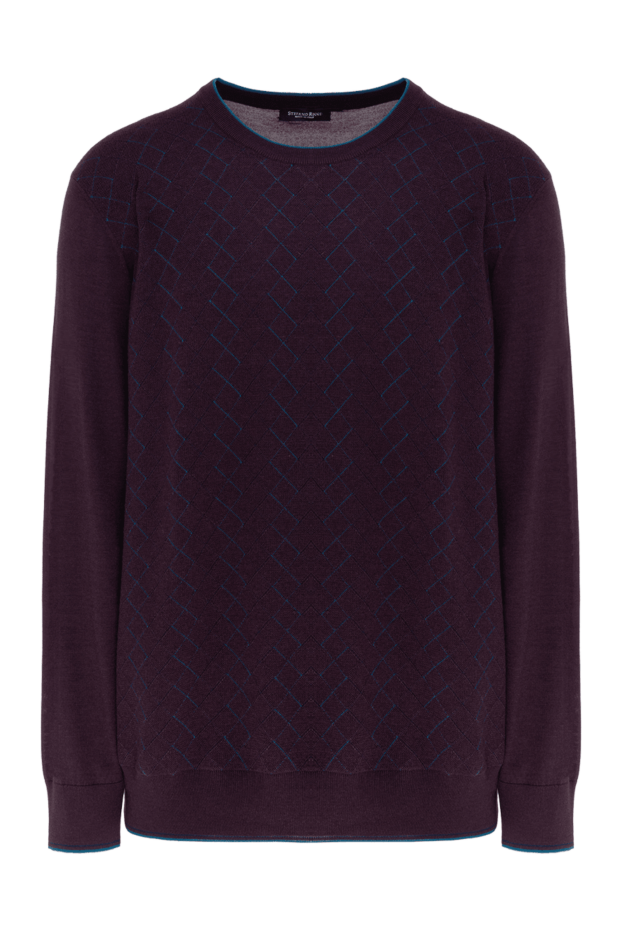 Stefano Ricci knitted jumper made of cashmere and silk with a diamond pattern 147670 - photo 1