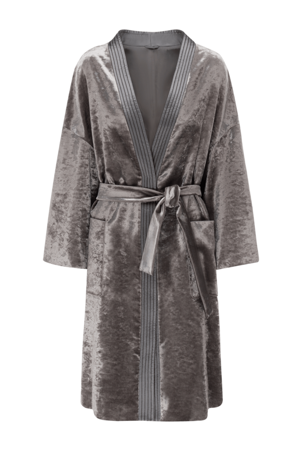 Brunello Cucinelli gray raincoat for women 147850 - photo 1